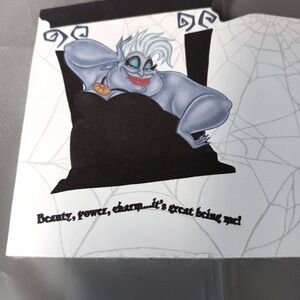 Disney Ursula Notepad Little Mermaid Villain Stationery Rare Disney Collectible